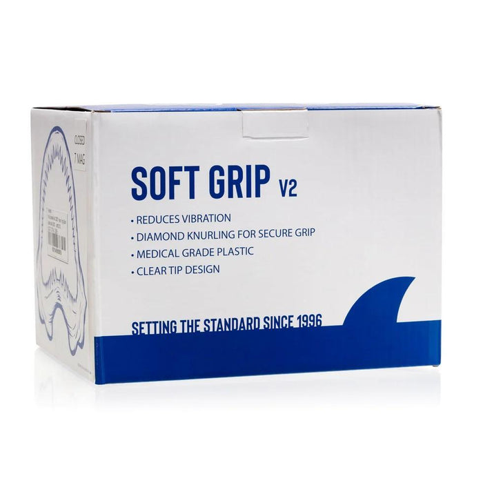 Kingpin 1" Blue Tubes - Soft Grip Disposable Magnum Tubes