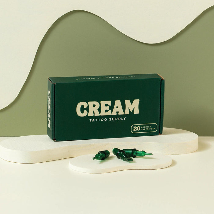 Cream Green Cartridges - Round Liner